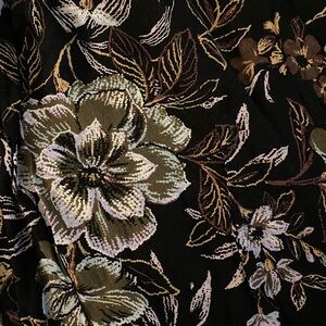 Maurices Black Floral Pants